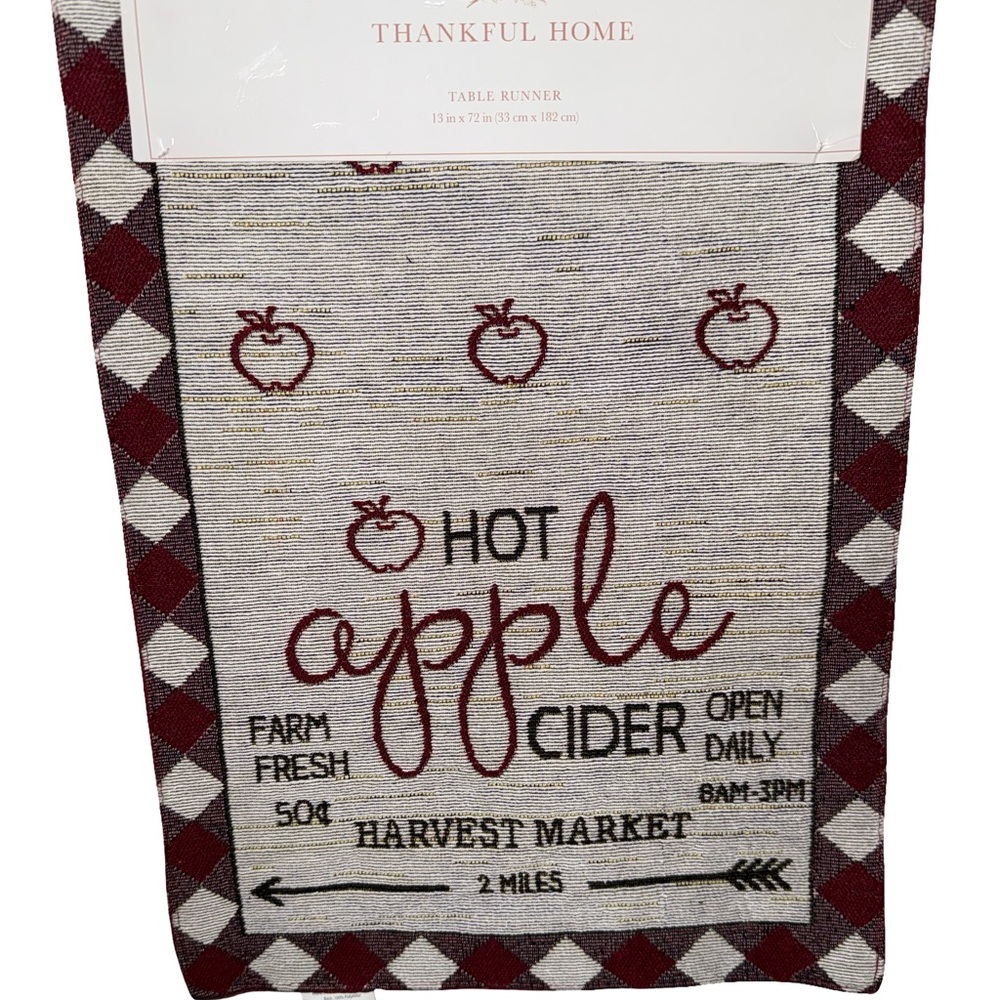 Apple Cider Table Runner